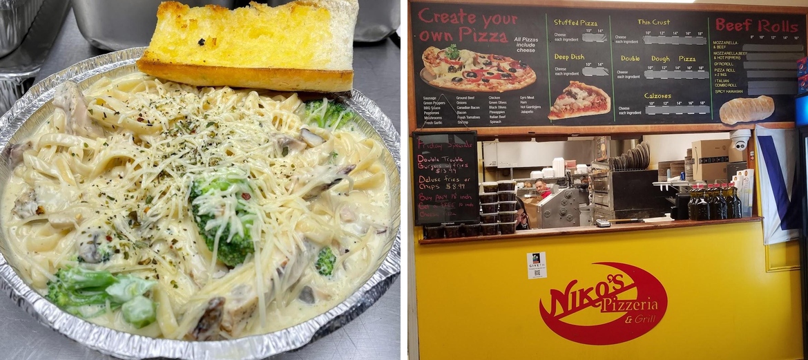 Niko's Pizzeria Menu