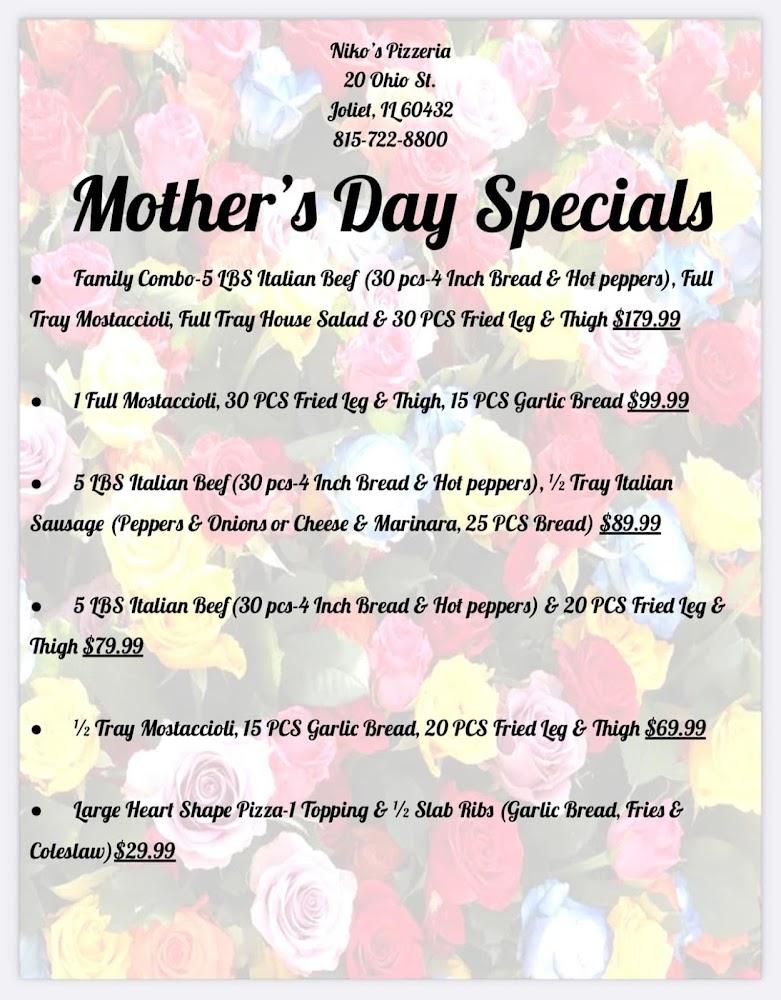 Niko's Pizzeria Menu image 2